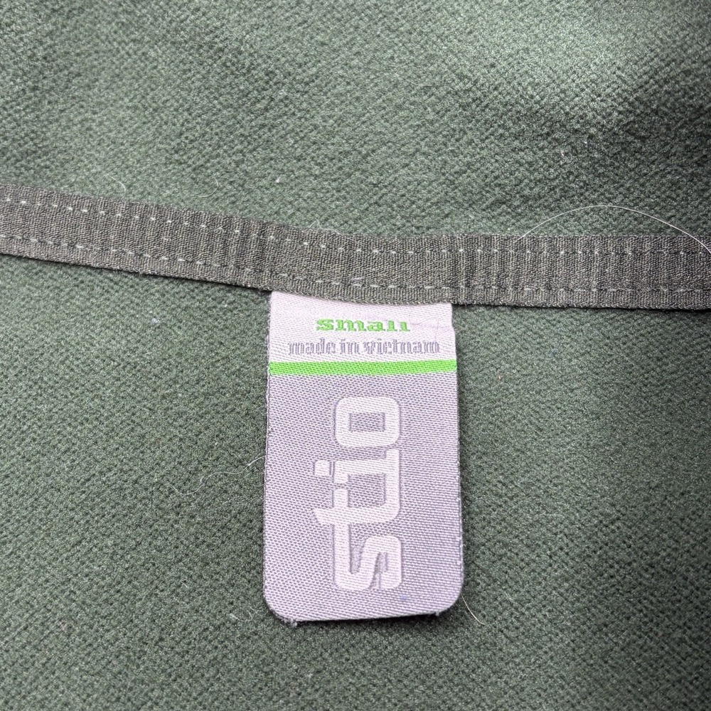 Stio Men's Gannett Peak Fleece 1/2 Zip Pullover Sweater Green Size Small Stretch - Picture 9 of 16